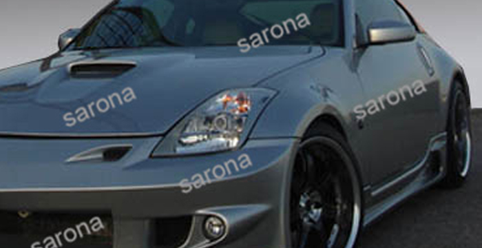 Nissan 350z hood scoop #9