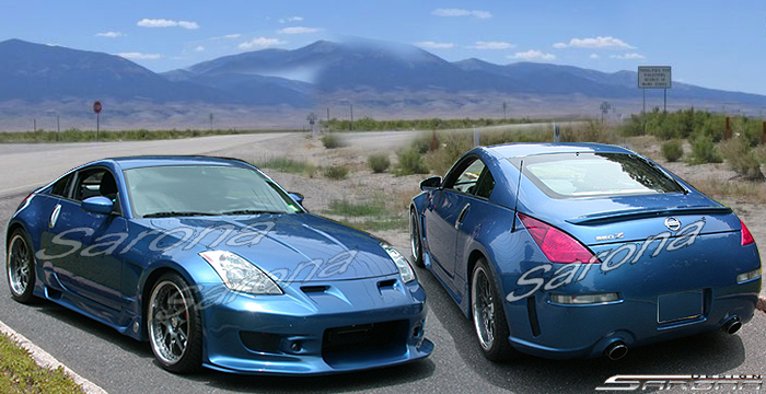 Nissan 350z sarona body kit #8