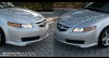 Custom Acura TL  Sedan Front Add-on Lip (2004 - 2006) - $249.00 (Part #AC-004-FA)