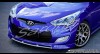 Custom Hyundai Veloster  Sedan Front Add-on Lip (2012 - 2017) - Call for price (Part #HY-007-FA)
