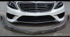 Custom Mercedes S Class  Sedan Front Add-on Lip (2014 - 2019) - $490.00 (Part #MB-057-FA)