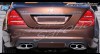 Custom Mercedes S Class Rear Add-on  Sedan Rear Add-on Lip (2010 - 2012) - $390.00 (Part #MB-002-RA)