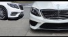 Custom Mercedes S Class  Sedan Front Add-on Lip (2014 - 2019) - $375.00 (Part #MB-058-FA)
