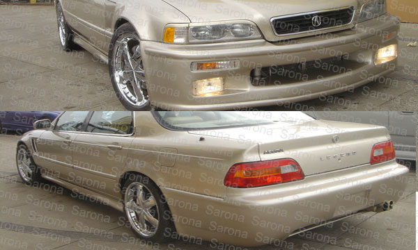 Custom Acura Legend Coupe Rear Add On Lip 1991 1995