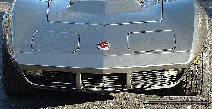 Unpainted Front Bumper Face Bar Grille Fiberglass Compatible