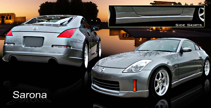 Custom Nissan 350z Body Kit Coupe 2003 2006 870 00 Manufacturer Sarona Part Ns 033 Kt