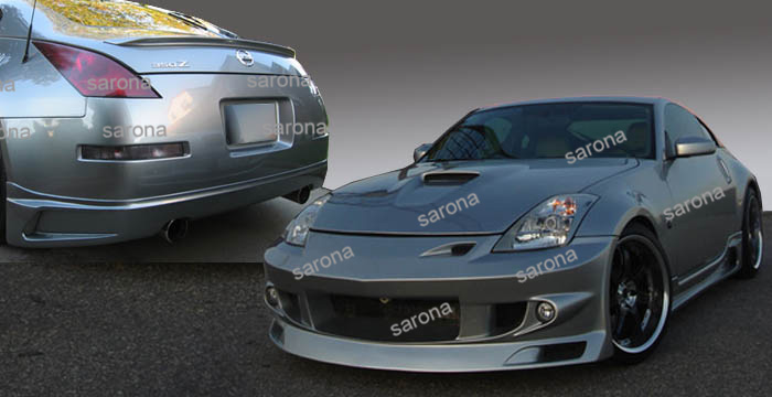 Custom Nissan 350z Hood Coupe 2003 2008 799 00 Manufacturer Sarona Part Ns 007 Hd