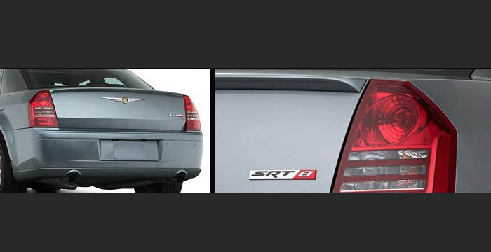 Custom Chrysler 300c Trunk Wing Sedan 2004 2007 169