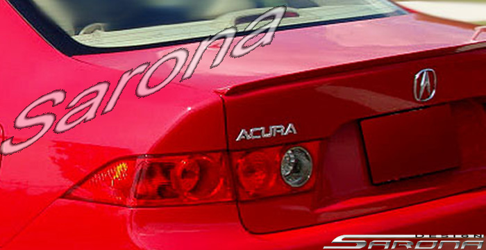 Custom Acura Tsx Trunk Wing Sedan 2004 2008 139 00 Manufacturer Sarona Part Ac 049 Tw