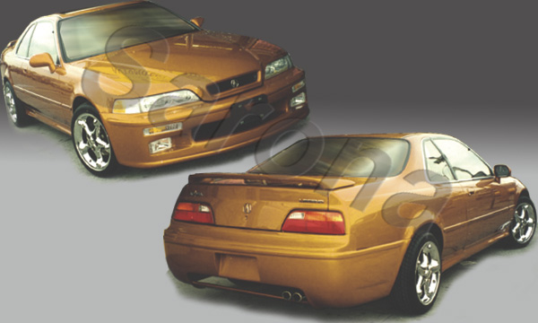 Custom Acura Legend Coupe Rear Add On Lip 1991 1995