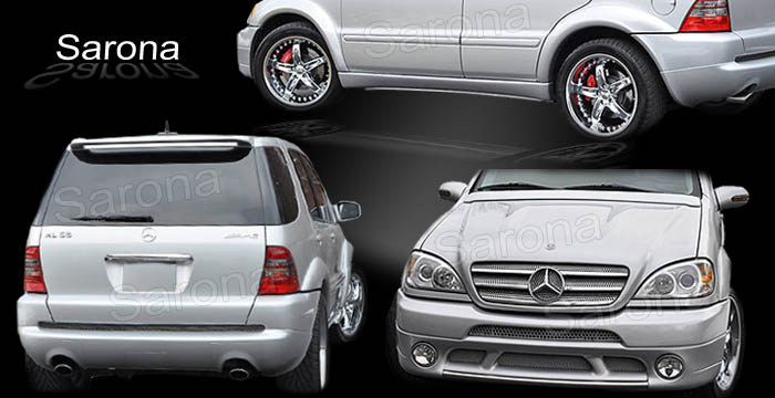 Custom Mercedes Ml Suv Sav Crossover Body Kit 1998 2005