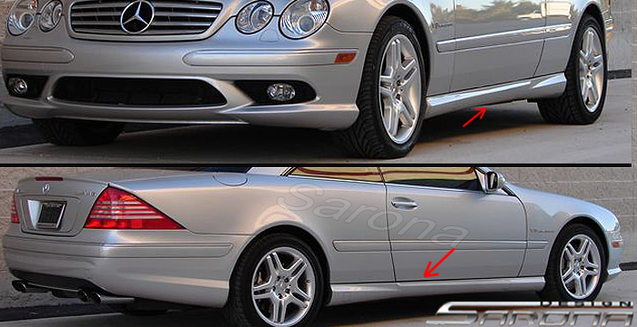 Custom Mercedes Cl Side Skirts Coupe 2000 2006 790