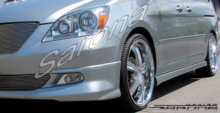 Custom Honda Odyssey Mini Van Side Skirts 2005 2010