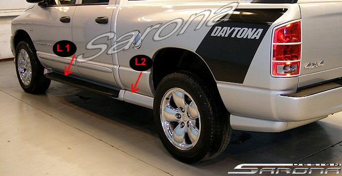 Custom Dodge Ram Side Skirts Sarona