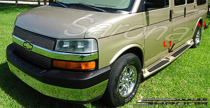 chevy conversion van running boards