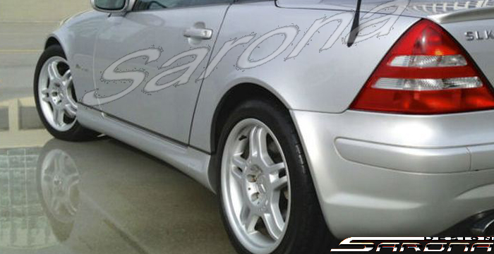 Custom Mercedes Slk Convertible Side Skirts 1998 2004