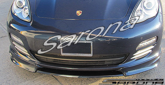 Custom Porsche Panamera Sedan Front Add On Lip 2010