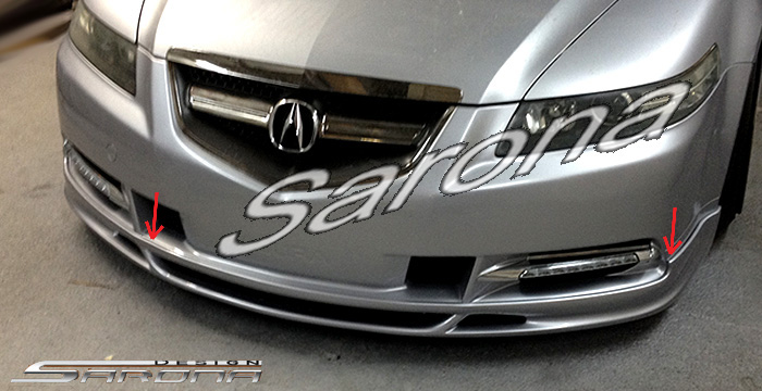 Custom Acura Tl Sedan Front Add On Lip 2007 2008