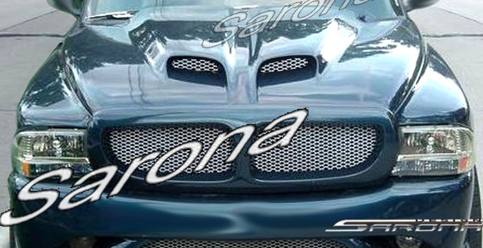 Custom Dodge Dakota Truck Hood Scoop 1997 2003 249