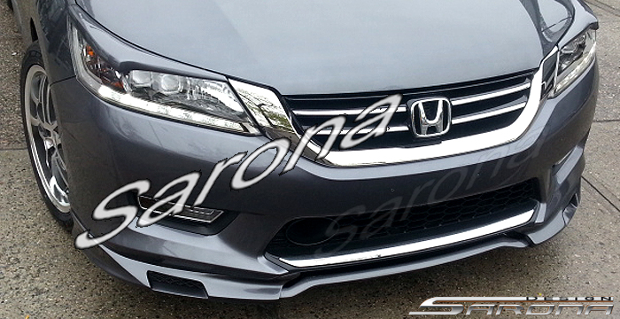 Custom Honda Accord Sedan Front Add On Lip 2013 2015