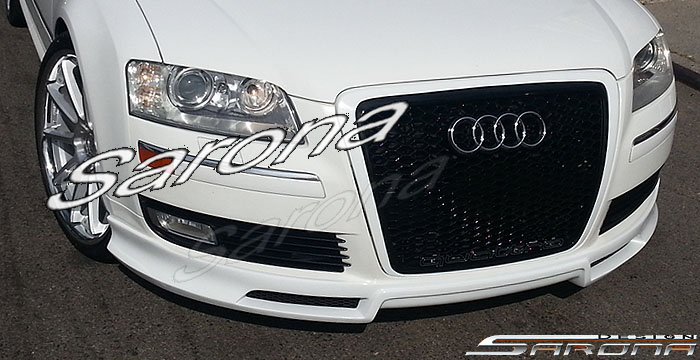 Custom Audi A8 Sedan Front Add On Lip 2004 2009 590