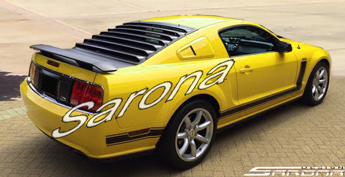 Custom Ford Mustang Coupe Rear Louver 2005 2009 349
