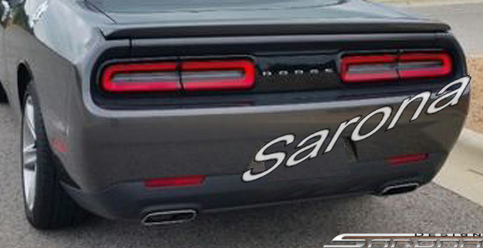 Custom Dodge Challenger Trunk Wing - Sarona