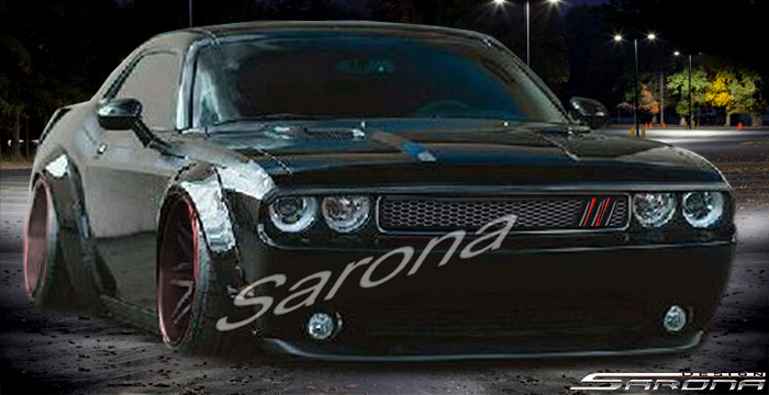 Custom Dodge Challenger Coupe Fender Flares 2008 2016