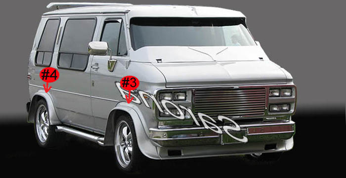 Custom Gmc Van All Styles Body Kit 1970 1995 790 00
