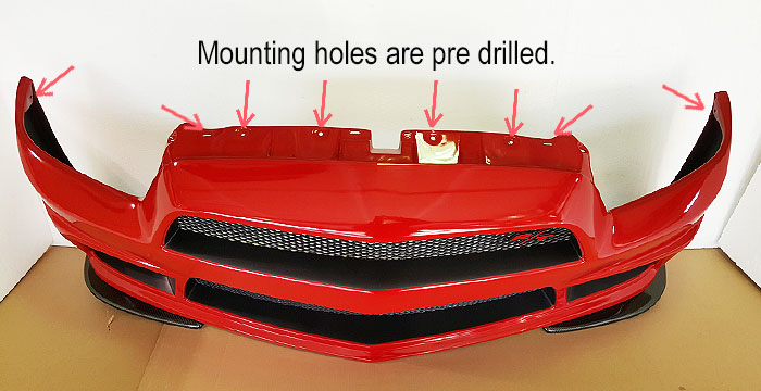 Custom Dodge Charger Sedan Front Bumper 2011 2014