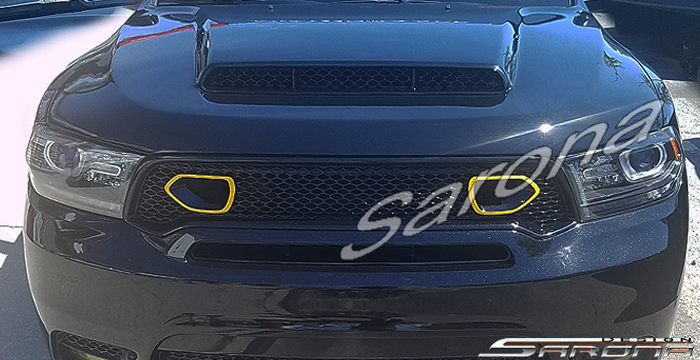 Mzorange Fog Light Cover Grille Bezels – Pair For Dodge Charger SRT 2015-2019 – Direct Fit Left & Right