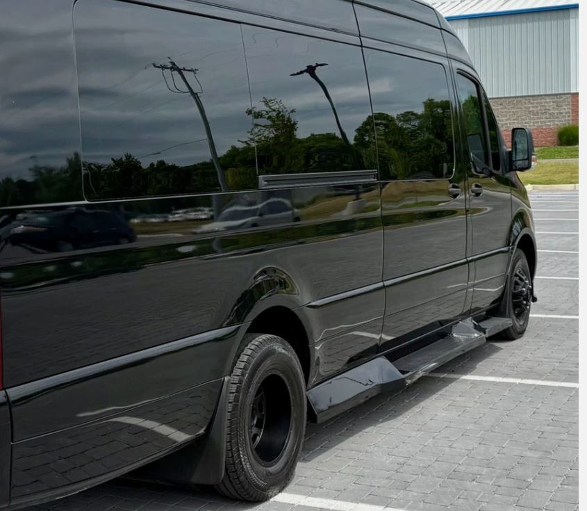 Custom Mercedes Sprinter 2018 Running Boards - Sarona