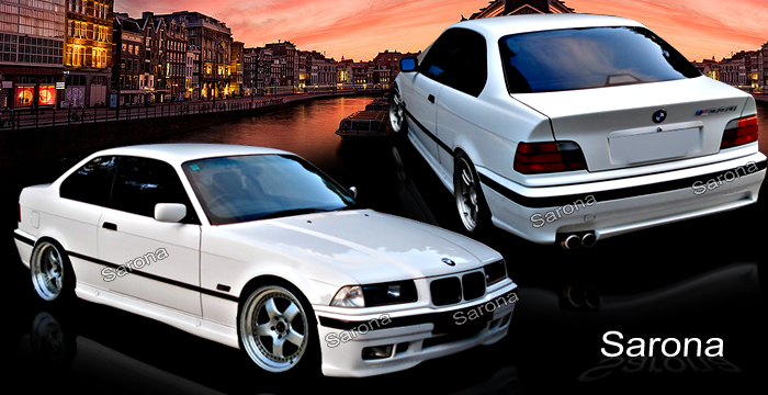 Custom Bmw 3 Series Body Kit Sedan 1992 1998 786 00 Manufacturer Sarona Part Bm 003 Kt