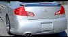 Custom Infiniti G35 Sedan  Rear Bumper (2003 - 2006) - $560.00 (Part #IF-005-RB)