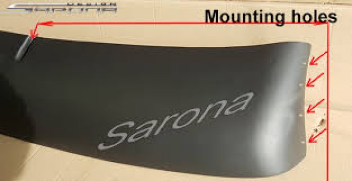 Custom Chevy Astro  Mini Van Sun Visor (1984 - 2004) - $345.00 (Part #CH-008-SV)