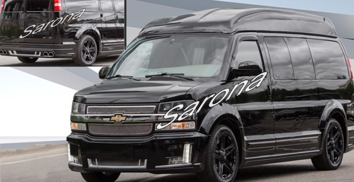 Custom Chevy Express Van  Body Kit (2003 - 2023) - $6500.00 (Part #CH-055-KT)
