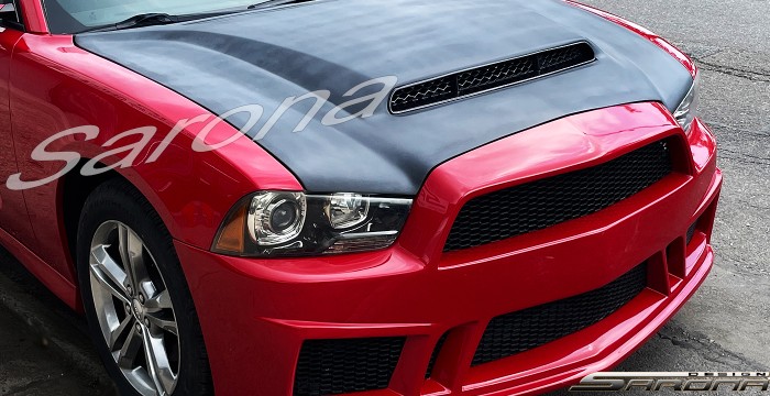 Custom Dodge Charger  Sedan Hood (2011 - 2022) - $1190.00 (Part #DG-033-HD)