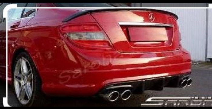 Custom Mercedes C Class Rear Bumper  Sedan (2008 - 2013) - $590.00 (Part #MB-014-RB)