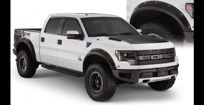 Custom Ford F-150  Truck Fender Flares (2011 - 2015) - $490.00 (Part #FD-003-FF)