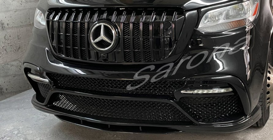 Custom Mercedes Sprinter  Van Front Bumper (2019 - 2024) - $1990.00 (Part #MB-169-FB)