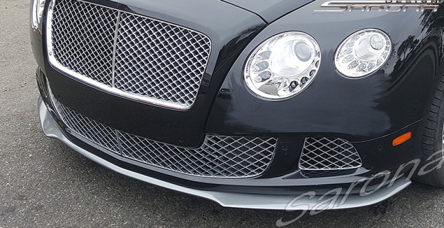 Custom Bentley GTC  Convertible Front Add-on Lip (2011 - 2015) - $690.00 (Part #BT-010-FA)
